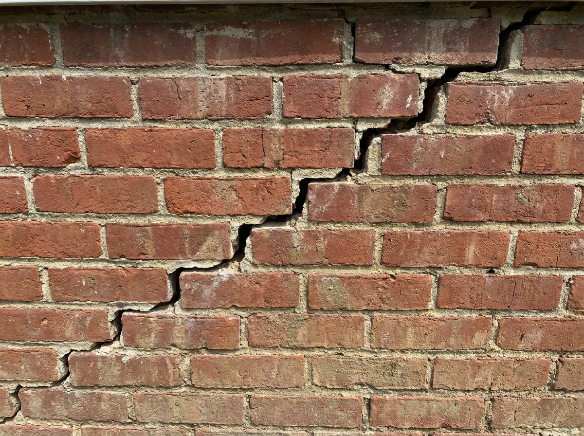 Foundation crack repair before